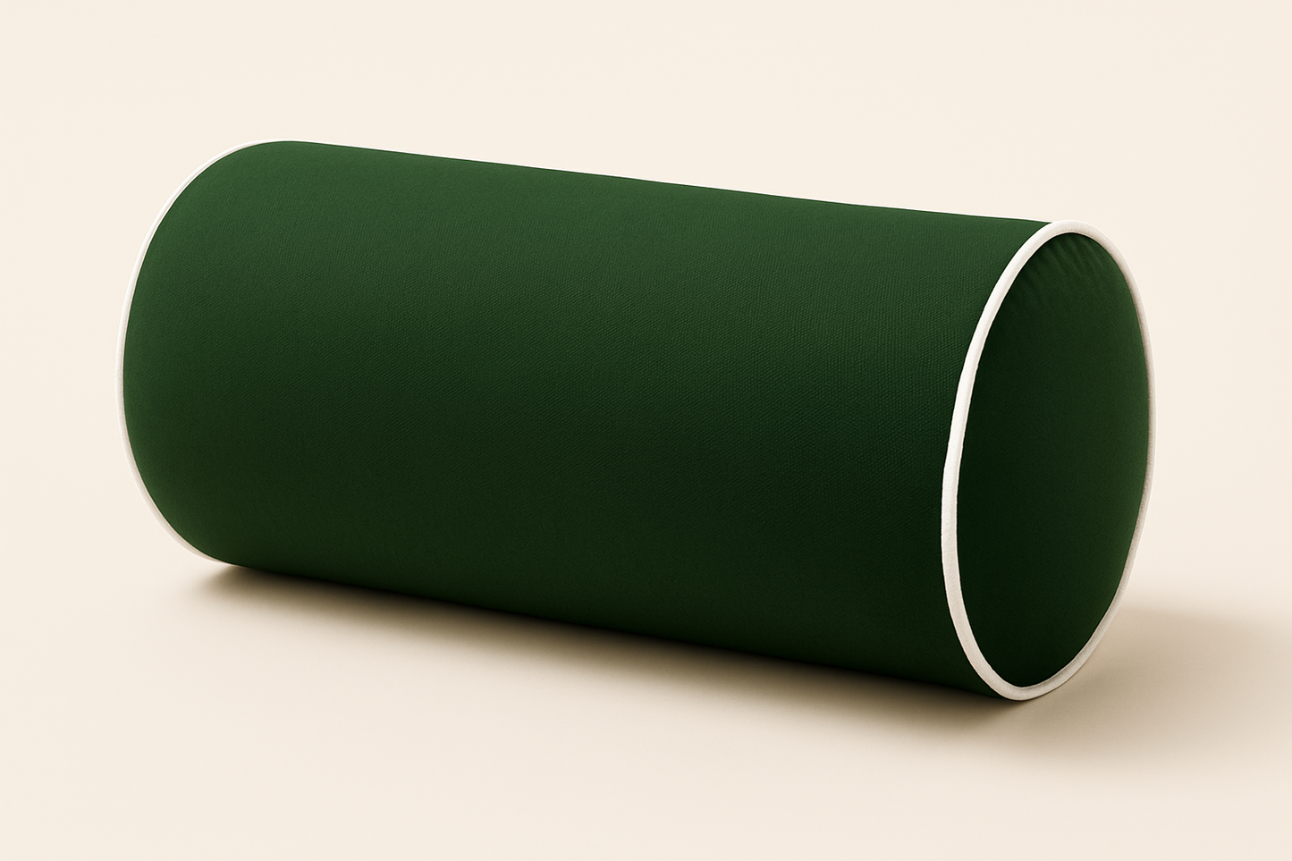 Vienna Bolster with White Piping