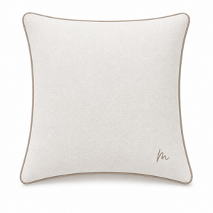 Mushroom Piping Square Cushion