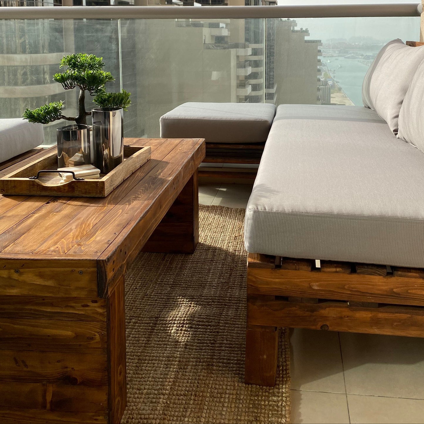 Block Style Coffee Table