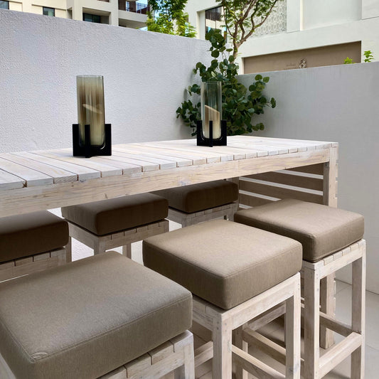 High Table & Stools X6