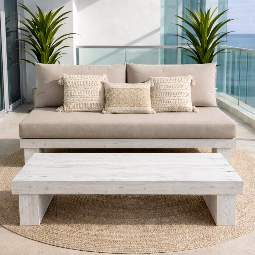 Block Style Coffee Table