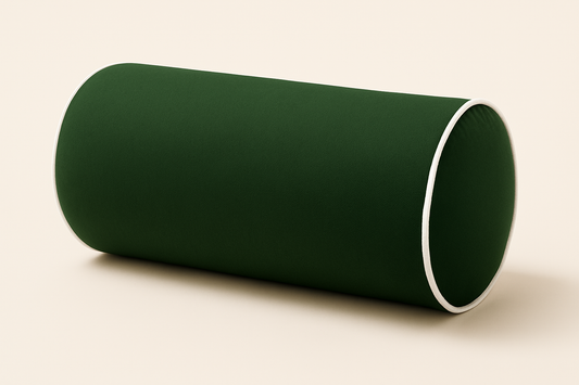 Vienna Bolster with White Piping