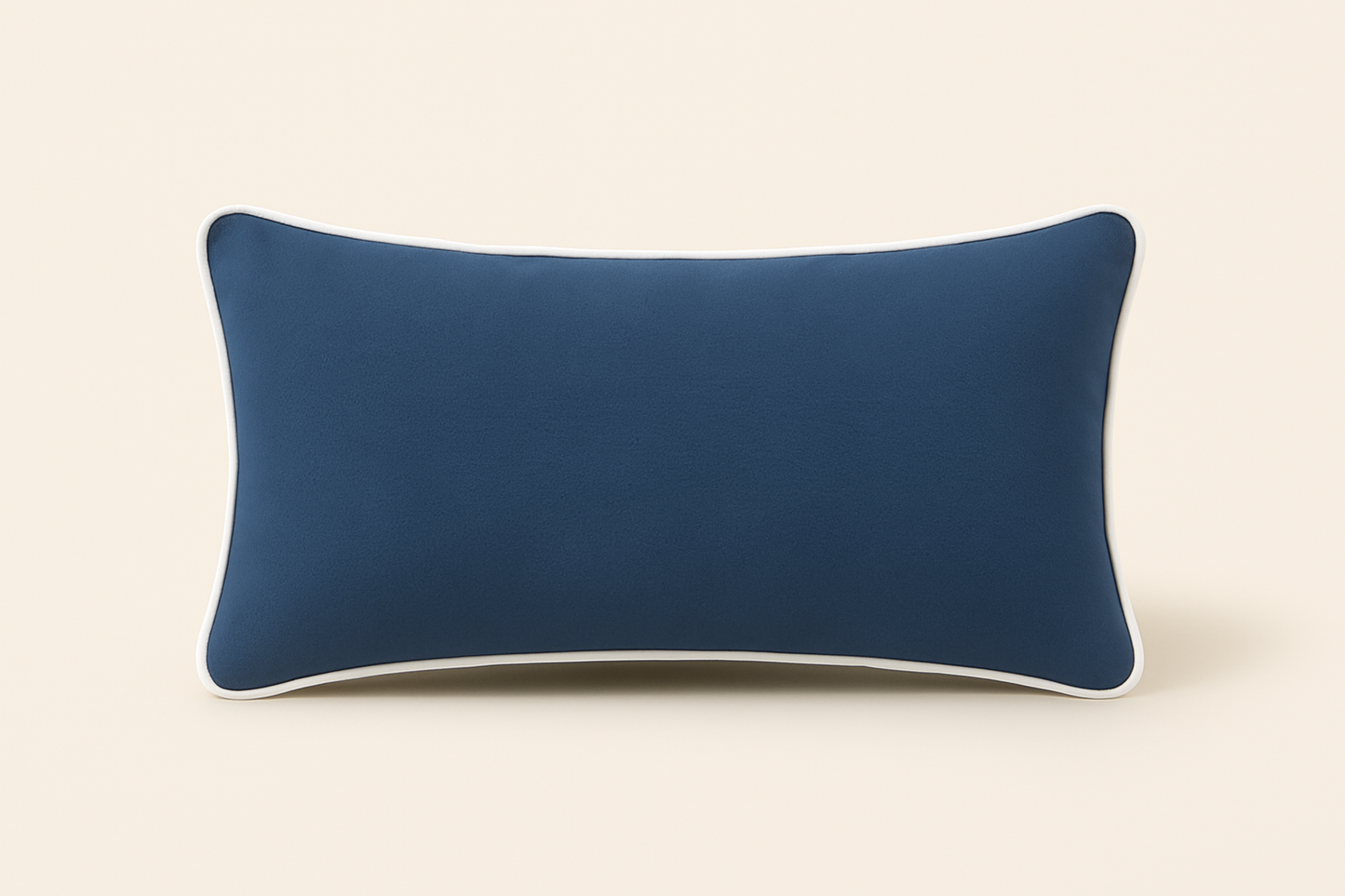 Santorini Lumbar with White Piping