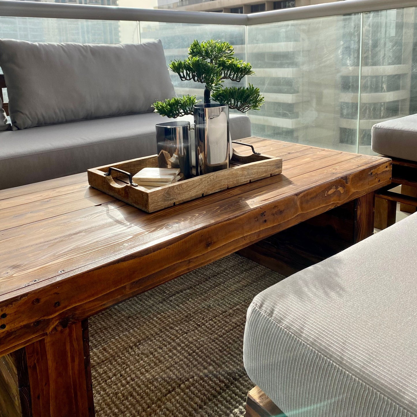 Block Style Coffee Table